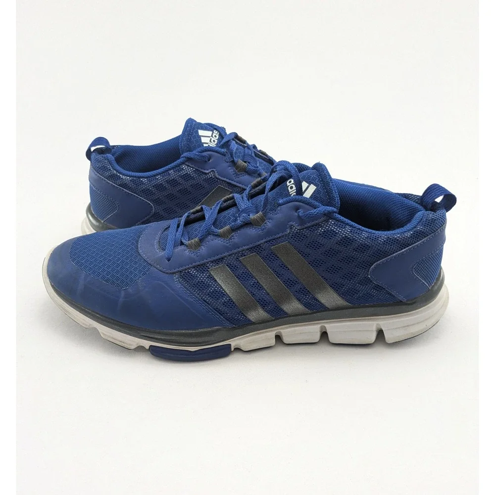 Mens Adidas Speed Trainer 2 Blue Athletic Low Top Running Shoes S84743 Size 14